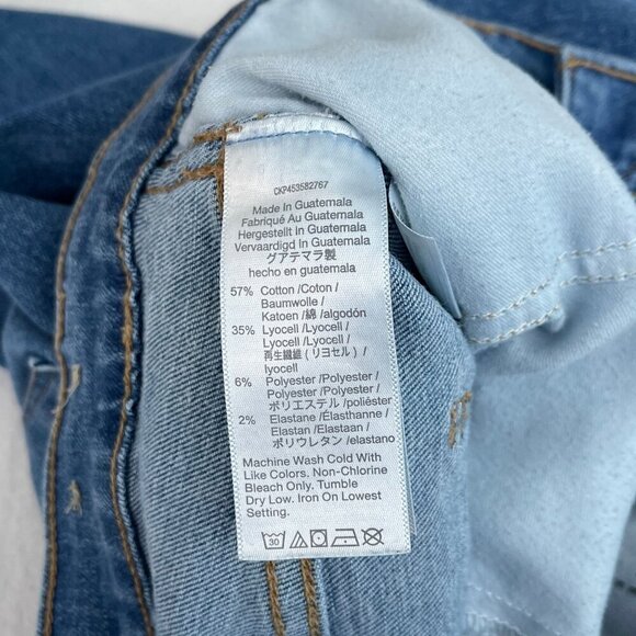 Madewell 10" High-Rise Skinny Jeans in Dewitt Wash Button-Front Denim Women 31‎ - Picture 11 of 16